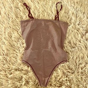Forever 21 Striped bodysuit